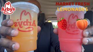 ARBY’S®️ MARKET FRESH LEMONADES  #arbys #marketfresh    #strawberrylemonade #peachlemonade