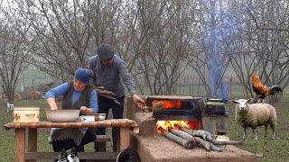 Making a Traditional Lezgi Bread Oven