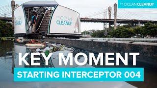 Starting Interceptor 004 in Dominican Republic’s Rio Ozama | Cleaning Rivers | The Ocean Cleanup