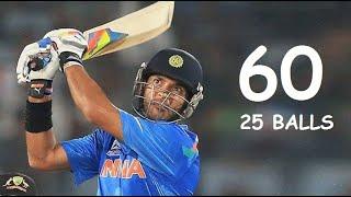 Yuvraj Singh 60 off 25 vs Sri Lanka 2nd T20 2009 in Mohali, Yuvraj gifts him self on his Birth Day