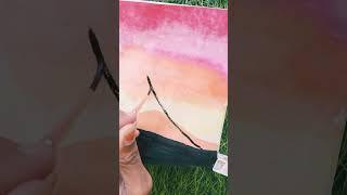 coconut nature paint  ll water colour paint ll @khushbu art#shots #ytyoutube