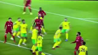 Liverpool vs Norwich live goal takumi minamino