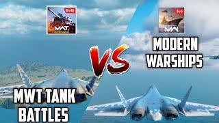 Su-57M MWT Tank Battles vs Su-57M Modern Warships