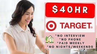 Target is Hiring Remote! No Interview No Phone No Weekends Remote Work From Home Jobs 2024