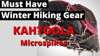 MUST HAVE WINTER HIKING GEAR // Kahtoola Microspikes (Review)