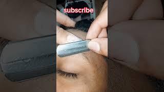 eyebrow ka design banane ka tarika#shorts