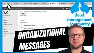 New Intune Feature! Organizational Messages (Preview)