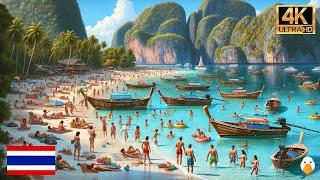 Phi Phi Islands, Thailand The Most Beautiful Paradise Island in The World (4K HDR)