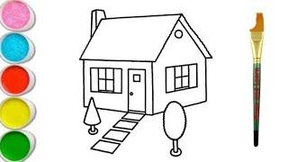 Beautiful house drawing for kids for more easy drawings Doodle art hub