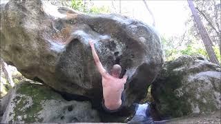 Fontainebleau - Bois des Hauts de Milly - D'Œil et de Pif 7A(6C+)