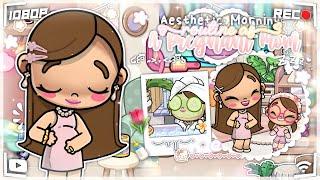 AESTHETIC MORNING ROUTINE AS *A PREGNANT MOM*  || *VOICED* || AVATAR WORLD