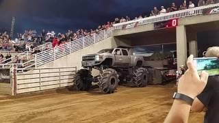 Diesel Brothers monster truck at the truck pulls.