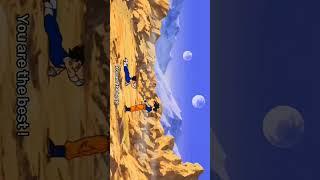 Vegeta Always respect to Goku || Edit of Dragonball z || #anime #dbz #goku #shortvideo #shorts