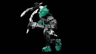 Lariska. Dark Hunter. 3d model MOC BIONICLE.