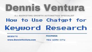 How to Use Chatgpt for Keyword Research?