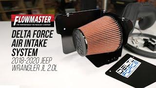 Improve Performance on your 2.0 Turbo Jeep JL Wrangler with Flowmaster’s Delta Force Intakes