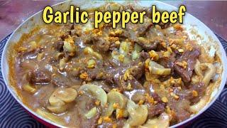 GARLIC PEPPER BEEF RECIPE | JOLLIBEE STYLE