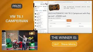 LIVE DRAW! 17/09/24 - VW T6.1 Campervan, Harley Fat Bob, more bikes, tech, and tools!