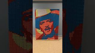 Bruno Mars Rubik's Cube Mosaic!
