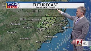 Frost Wednesday morning, then staying chilly in central NC