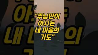 오늘의 기도문-주님만이 아시는 내마음의 기도