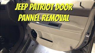 Jeep Patriot Door Panel Removal - Speaker Window Latch - Window Regulator Access - Falcons Garage