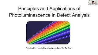 MATSCI 317: Photoluminescence and Defect Analysis in Semiconductors