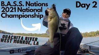 Day 2 - Ouachita River, LA - 2021 B.A.S.S. Nation National Championship