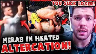 REACTIONS to Renato Moicano vs Benoit Saint Denis! *FOOTAGE* Merab INVOLVED IN HEATED ALTERCATION!