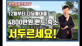 디딤돌대출 방공제 4800만원 한도 축소, 신생아특례대출, 부천두산위브트레지움, 부천아파트, 약대위브부동산_박중현 대표_부천요기조기TV