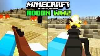 ADDON WW2 ARMAS ARMAMENT PARA MINECRAFT BEDROCK 1.20