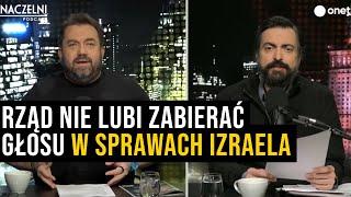 Naczelni. Rząd nie lubi zabierać publicznie głosu w sprawach Izraela