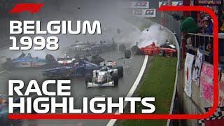 1998 Belgian Grand Prix: Race Highlights | DHL F1 Classics