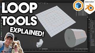 LOOP TOOLS for Blender - All Tools Explained! (Free Blender Add-On)