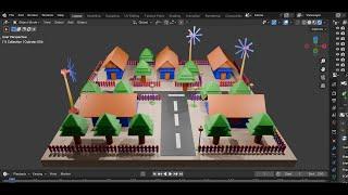 Beginner basic 3D Blender tutorial | create simple housing