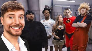 Mr. Beast Trapped iShowSpeed in a HAUNTED HOUSE