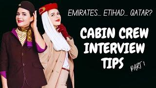 CABIN CREW OPEN & ASSESSMENT DAY TIPS | How to pass Cabin Crew interview for Emirates Etihad & Qatar