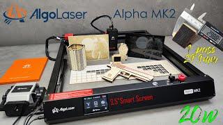 AlgoLaser Alpha MK2-Discover the Best Smart Laser Engraver for Beginners .!!No Lightburn Required !!