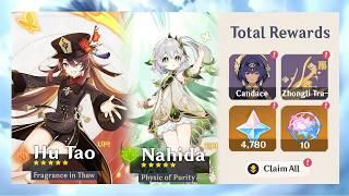 BAD AND GOOD NEWS! 6,380 PRIMOGEMS OR 40 FREE PULLS IN 5.1 FOR NAHIDA AND HU TAO - Genshin Impact