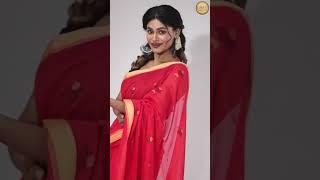 Feel the Handloom Magic  Red Pure Khadi Saree #dheu #dheusaree #redaree #khadisaree #purekhadi