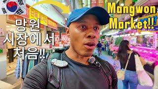 American Expat Explorer | Visits Mangwon Market in Seoul For the First Time!