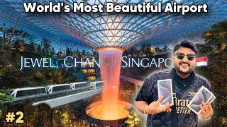 World’s Best Airport Changi, Singapore tour || Famous Jewel Waterfall & Cheapest Apple iPhones 