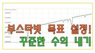 소셜 그래프게임 부스타빗 목표 설정으로 꾸준한 수익내기