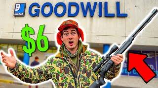 GOODWILL HUNTING CHALLENGE!!! - (Deer Hunting w/Thrift Store GEAR!)