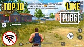 Top 10 Best Offline Battle Royal Games Like PUBG For Android 2022 | Offline Games Like PUBG And COD