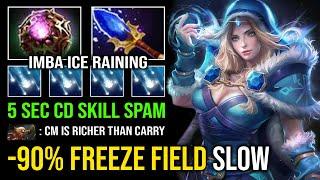 NEW 7.37D BROKEN SUPPORT 90% Freeze Field Slow Ice Raining 5 Sec CD Skill Spam Crystal Maiden Dota 2