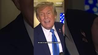 Trump wants 'an end' to Israel-Iran conflict, not ceasefire