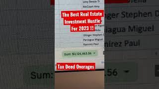 2023 Real Estate Hustle- Tax Deed Overages #excessfunds #realestate #taxdeed #taxliens #overages