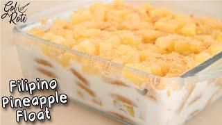 Filipino Dessert Pineapple Float - 4 ingredient cold dessert - GolRoti