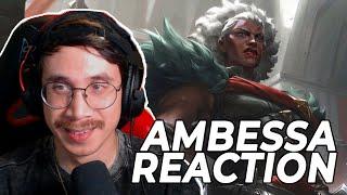 Arcane fan reacts to AMBESSA in League of Legends (Voicelines, Skins, & Trailers)